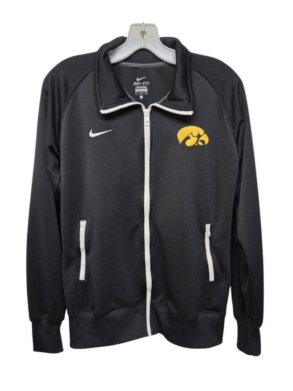 Nike Dri Fit Iowa Hawkeyes Track Jacket Full Zip Athletic